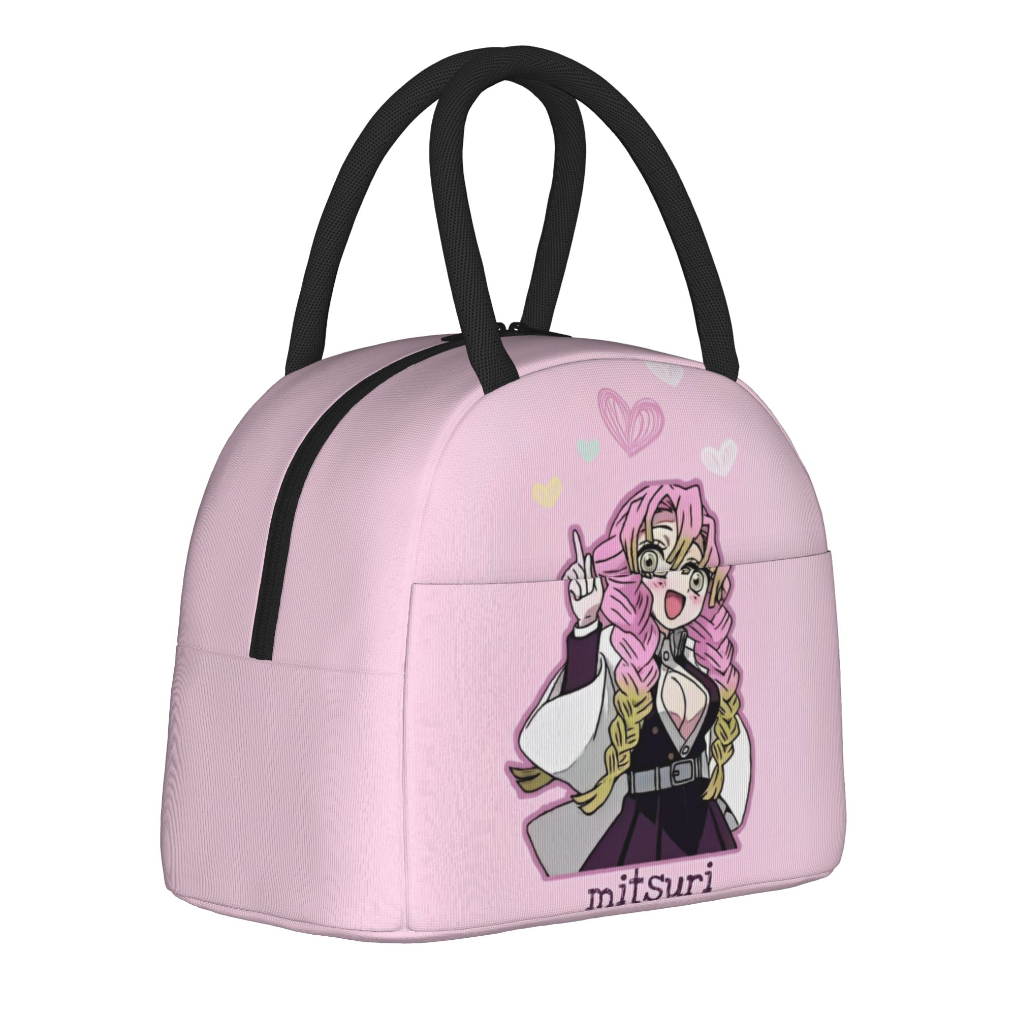 Tote Bag Sublimation - Love Hashira Mitsuri Kanroji Borse termiche