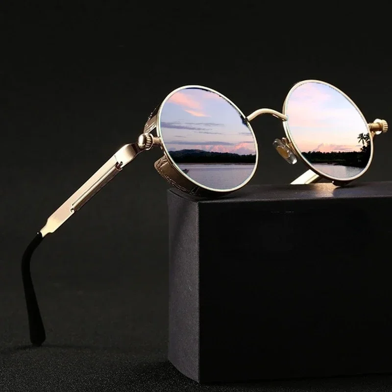 Metal Photo Panel - Occhiali da sole classici Steampunk per