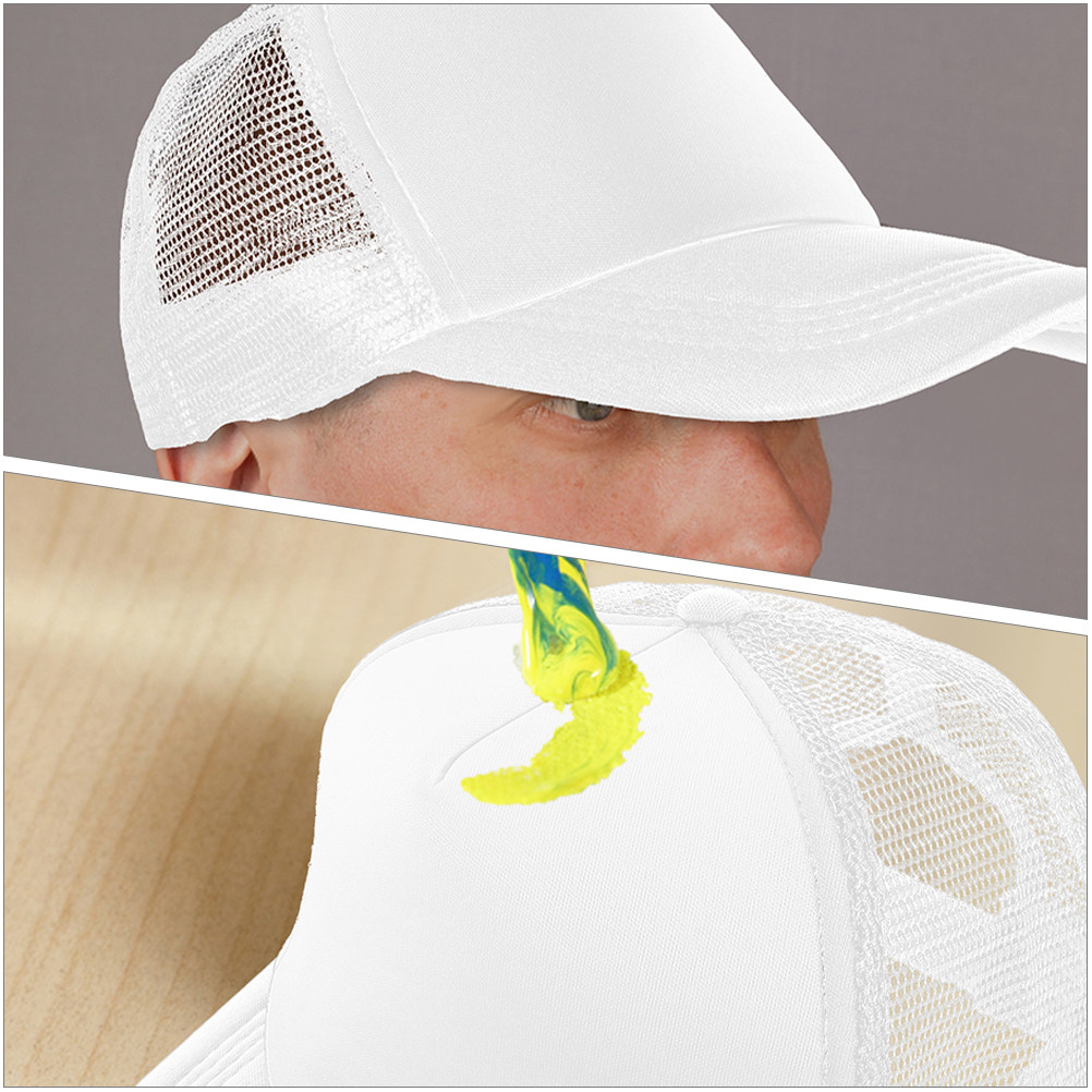 Hat Sublimation Blank - 5 Cappelli da Baseball Neutri con