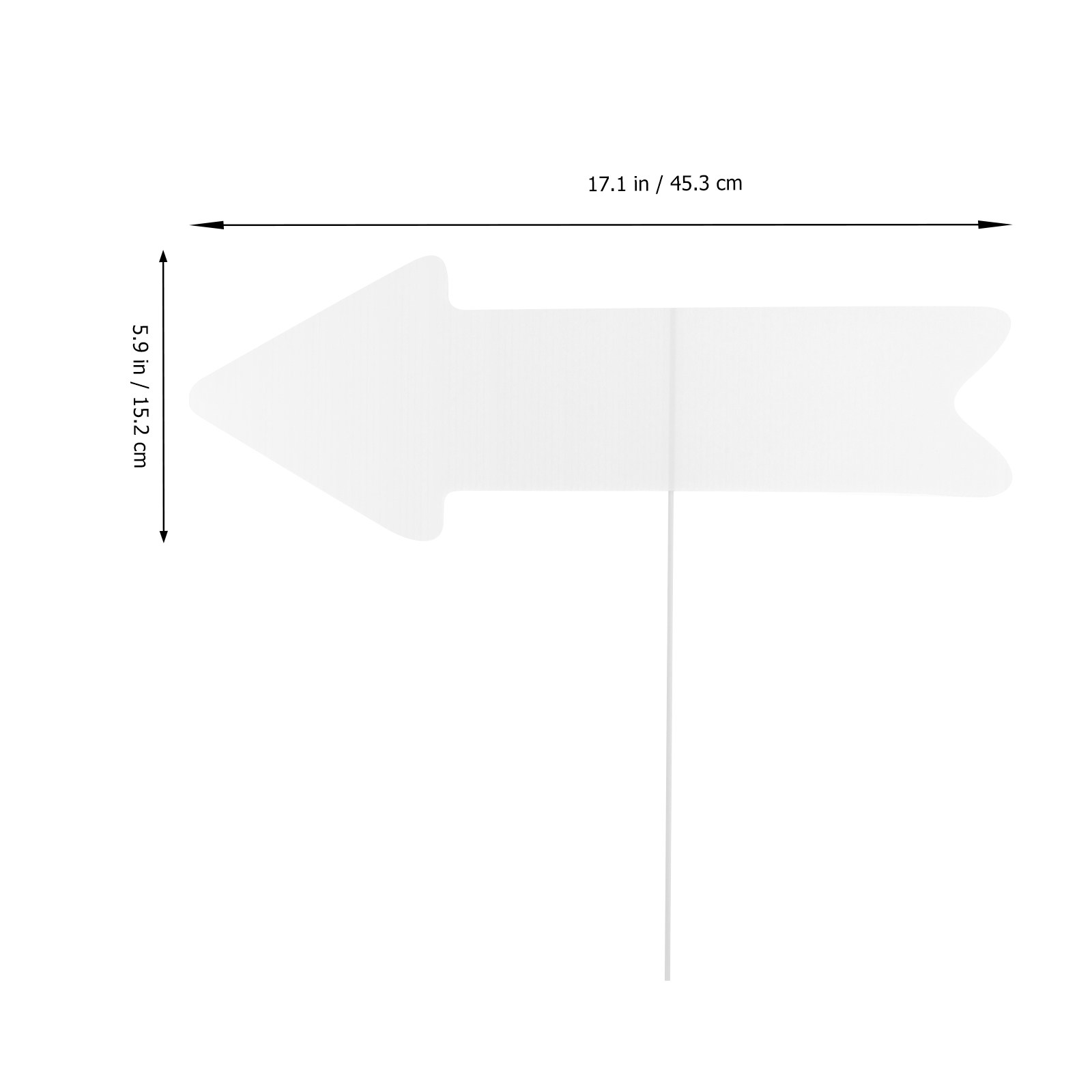 5 Pezzi di Targhe in Plastica  - Yard Sign Blank recensione e prezzo