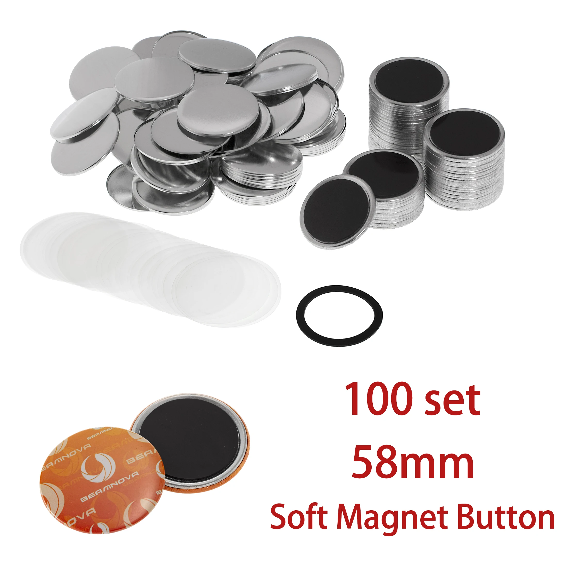 100 set di materiali per badge - Button Badge Blank recensione e prezzo